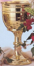 Large Capacity Brass Altar Vase