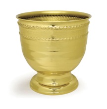 Large Capacity Brass Altar Vase