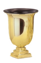 Large Capacity Brass Altar Vase