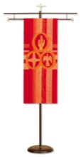 BANNER STAND - ANTIQUE BRONZE