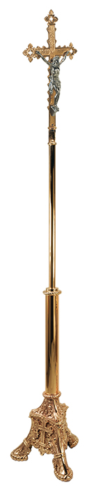 Cross Base Design Processional Crucifix