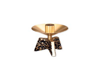 Bronze Candlestick, High Polish