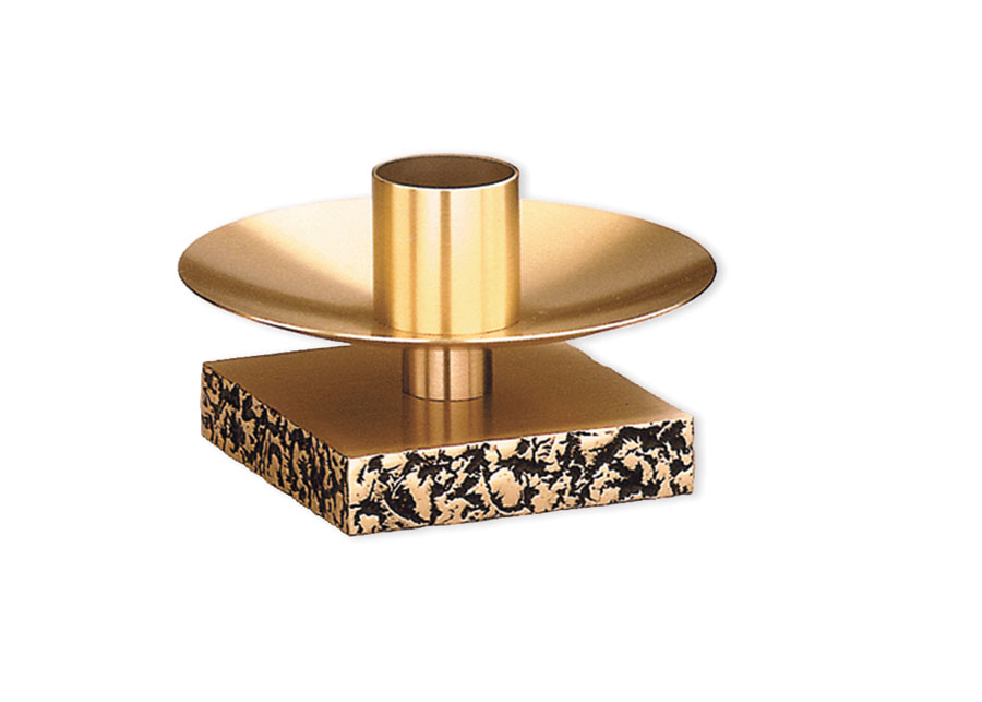Bronze Altar Candlestick, Satin