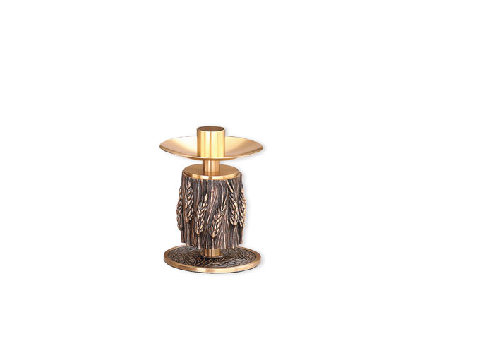 Bronze Altar Candlestick