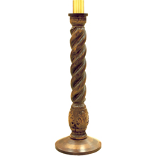 Carved Candlestick