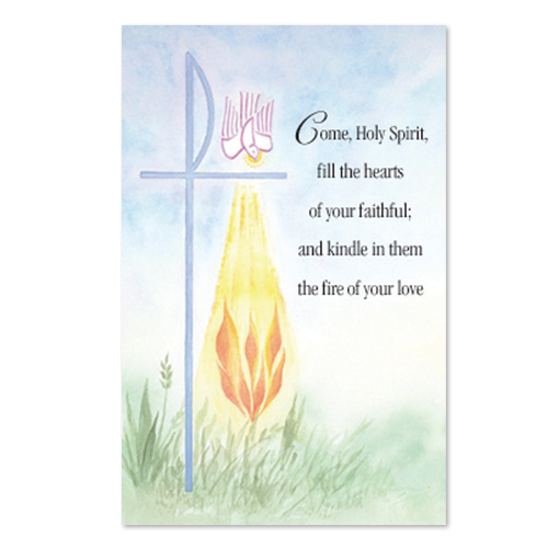 Confirmation Watercolor Bulletin