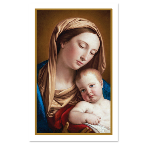 Christmas Madonna and Child Bulletin