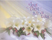 Jesus Is Risen Easter Lily Bulletin - 25% OFF!