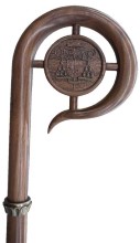 Bishop Crest Wood Crozier