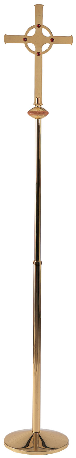Brass Processional Cross