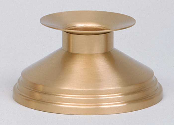 SATIN BRASS ALTAR CANDLESTICK