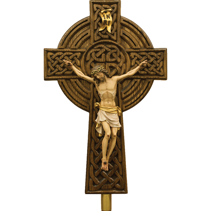 Celtic Cross Processional Crucifix