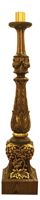 Carved Candlestick