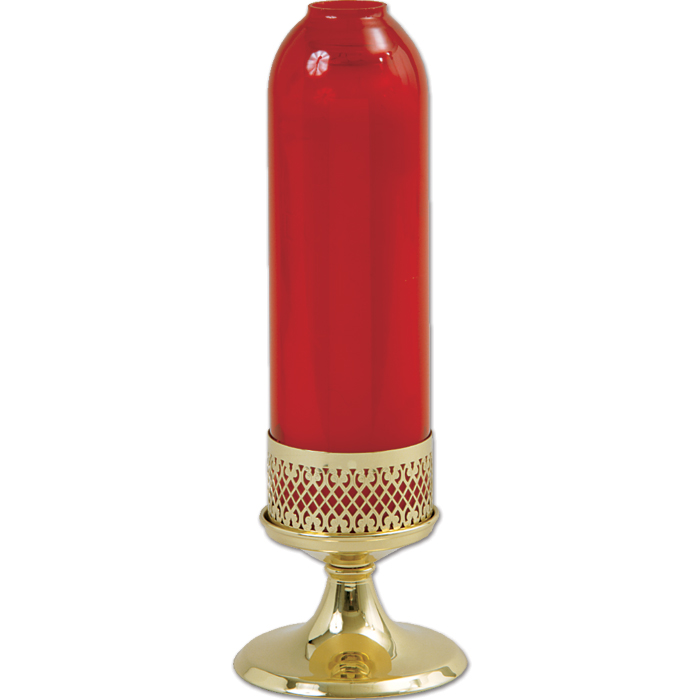 Bright Gold Finish Metal Votive Stand