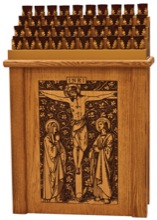 Wood Design Votive Stand