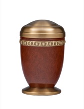 Aluminum and Brass Urn