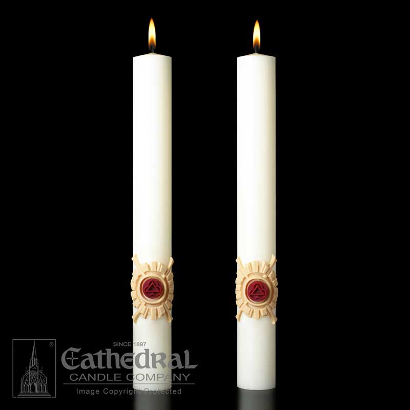 "Holy Trinity" Paschal Candles
