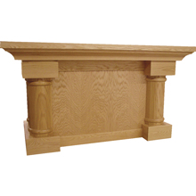 Wood Column Altar