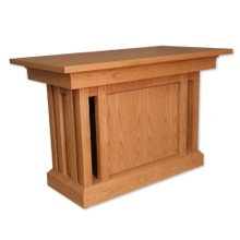 Wood Altar 60" W X 32" D X 39"H