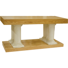 White Pillar Column Altar