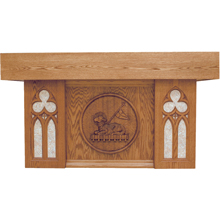 Lamb of God Wood Altar of Sacrifice