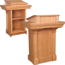 Wooden Tiered Pulpit