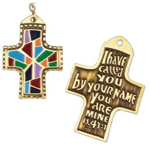 Monogram of Christ Pendant on Chain