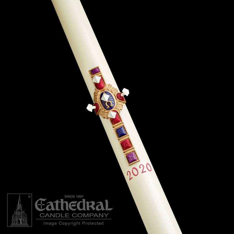 "Christ Victorious" Paschal Candle