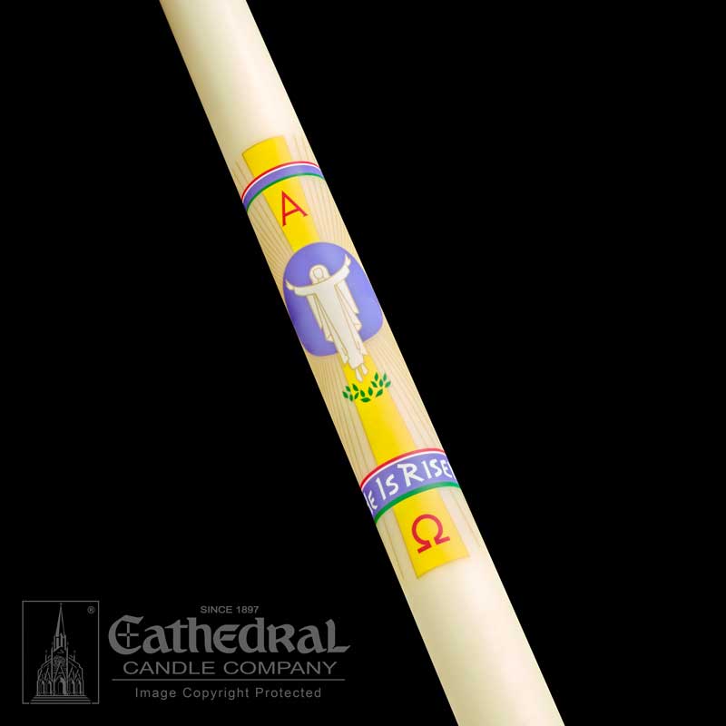 "He is Risen" Paschal Candle