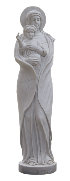 Our Lady of The Snows Hand Carved Marble Statue