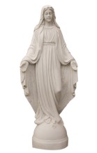 Our Lady of Grace Hand Carved Marble Statue