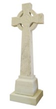 Standing Catholic Celtic Infinity Loop Marble Cross