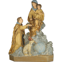 St. Dominic with Madonna and Child