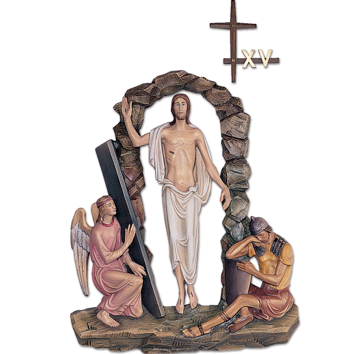 Romanesque Full Color Stations of the Cross