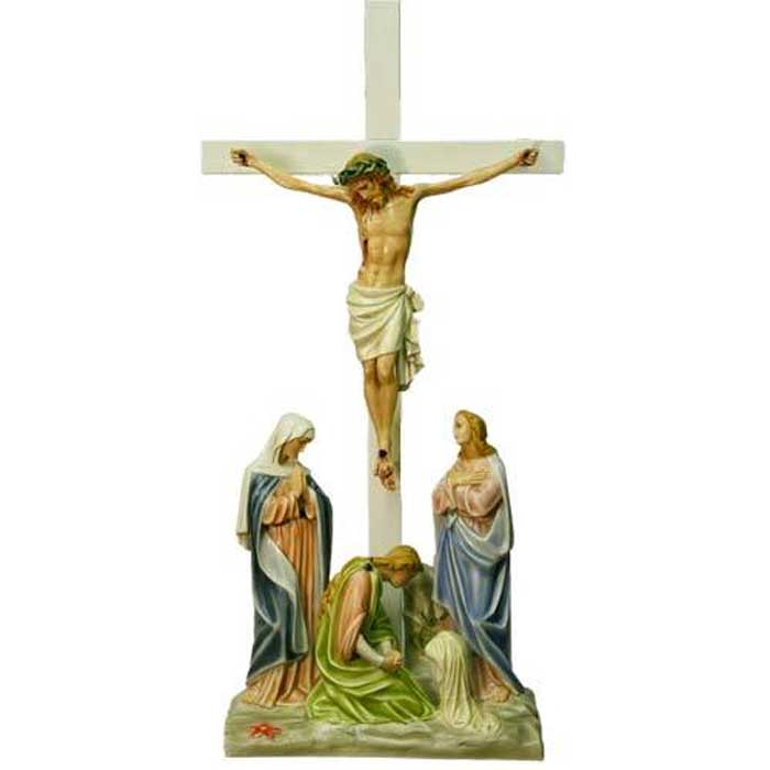 Life Size Full Color Stations of the Cross Statues