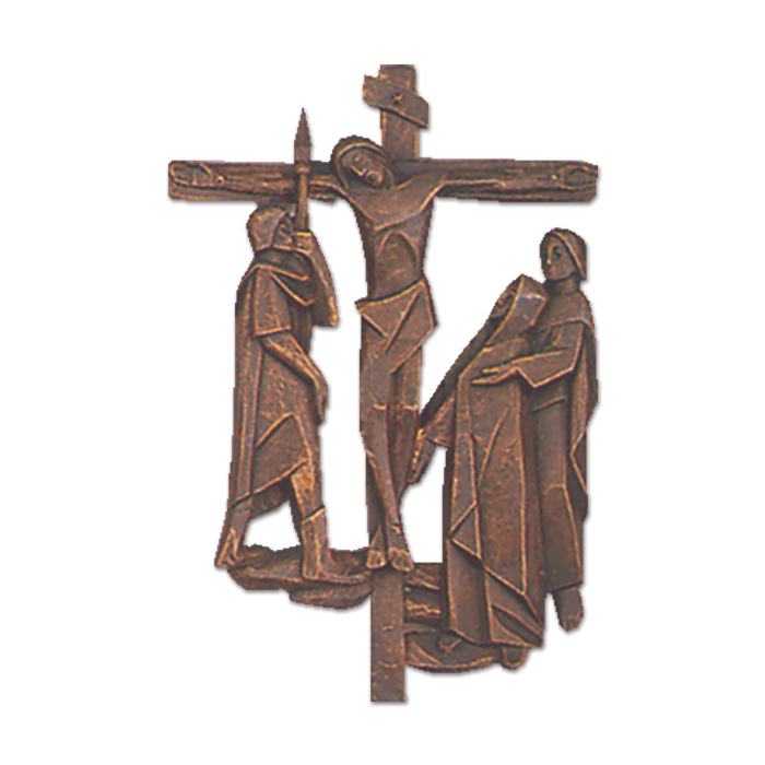 Bronze Finish Wall Hanging Stations of the Cross