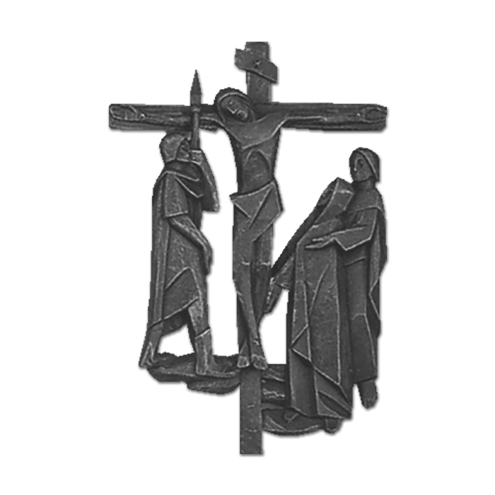Silvertone Finish Wall Hanging Stations of the Cross