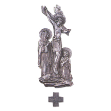 Silvertone Finish Stations of the Cross