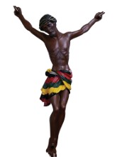 African Features Corpus Only Statue