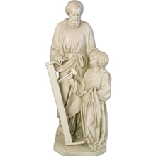 St. Joseph and Christ Child with Tools