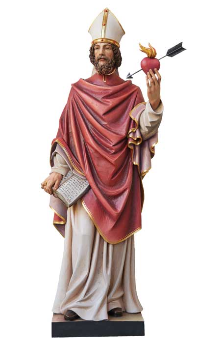 St. Augustine 60" Full Color Statue