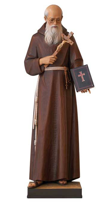 St. Solanus Casey Linden Wood Statue