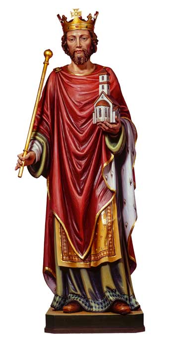 St. Edward the Confessor Full Color Statue