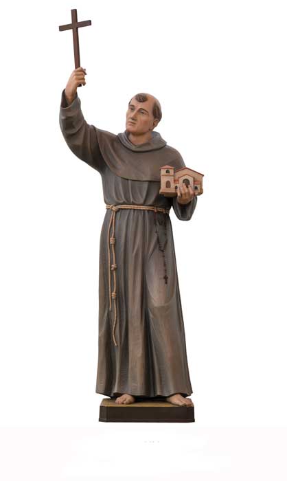 St. Junipero Serra Full Color Statue