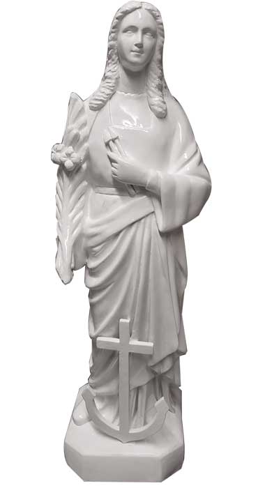 Cast Fiberglass St. Philomena Statue