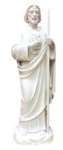St. Jude Hand Carved Marble Statue