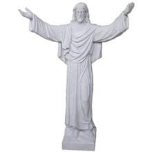 Risen Christ Hand Carved Marble Statue