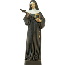 St. Rita Full Color Statue