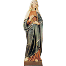 Our Mother of Sorrows Full Color Statue