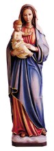 Madonna and Child Full Color Full Round Statue